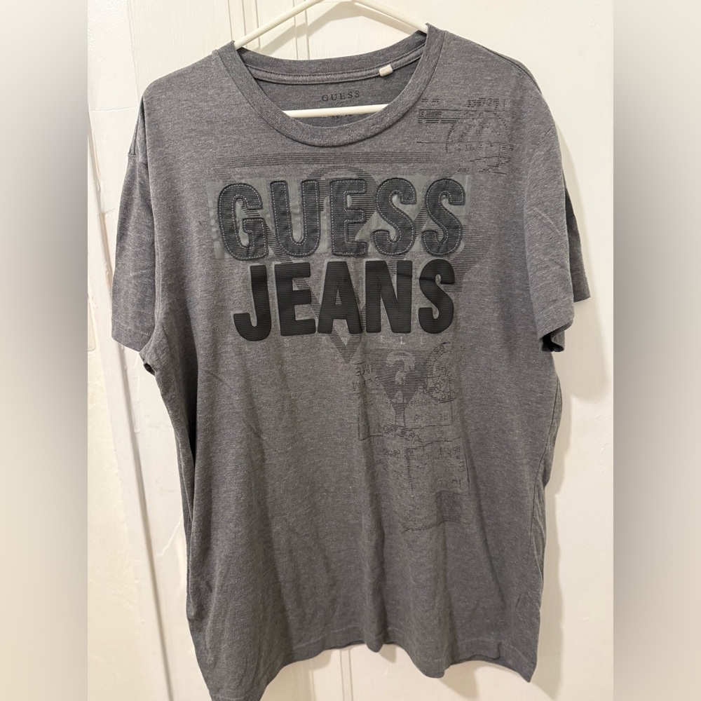 Guess Heather Gray Crewneck Tee
